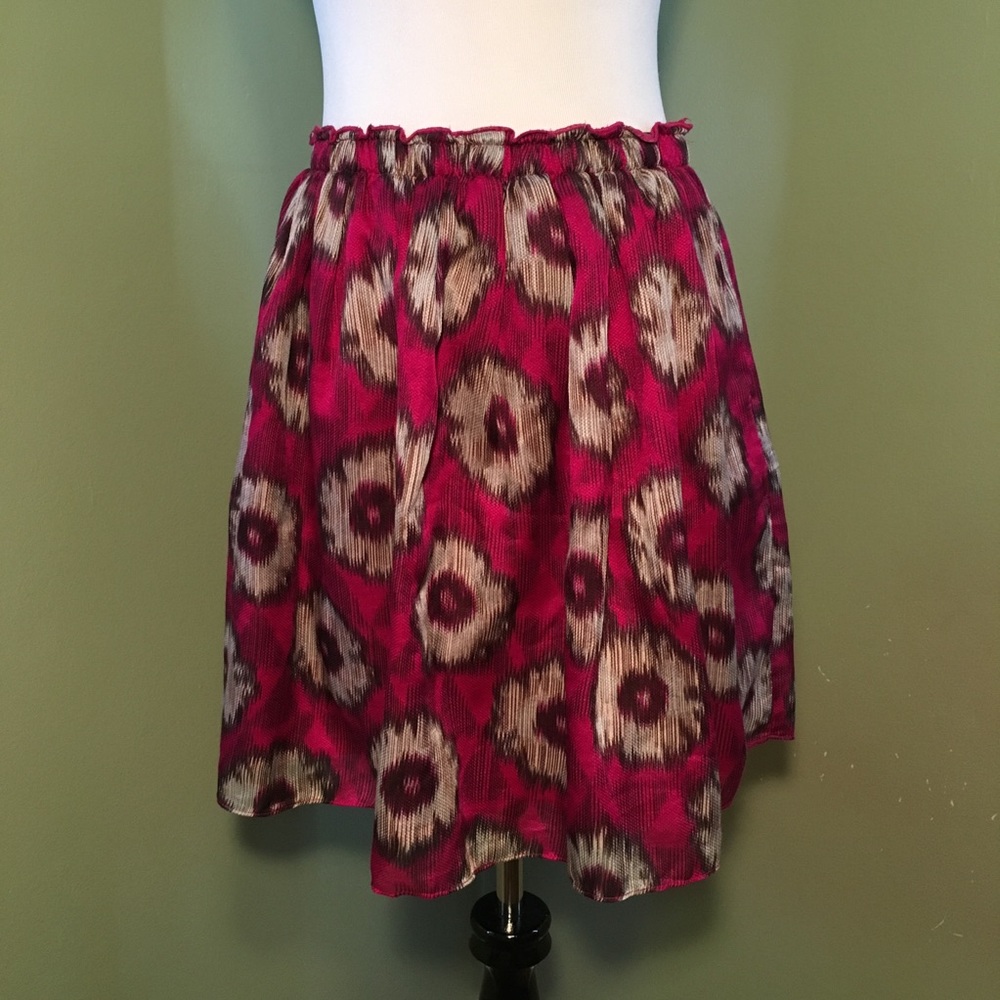 ANTHROPOLOGIE Patterned Skirt